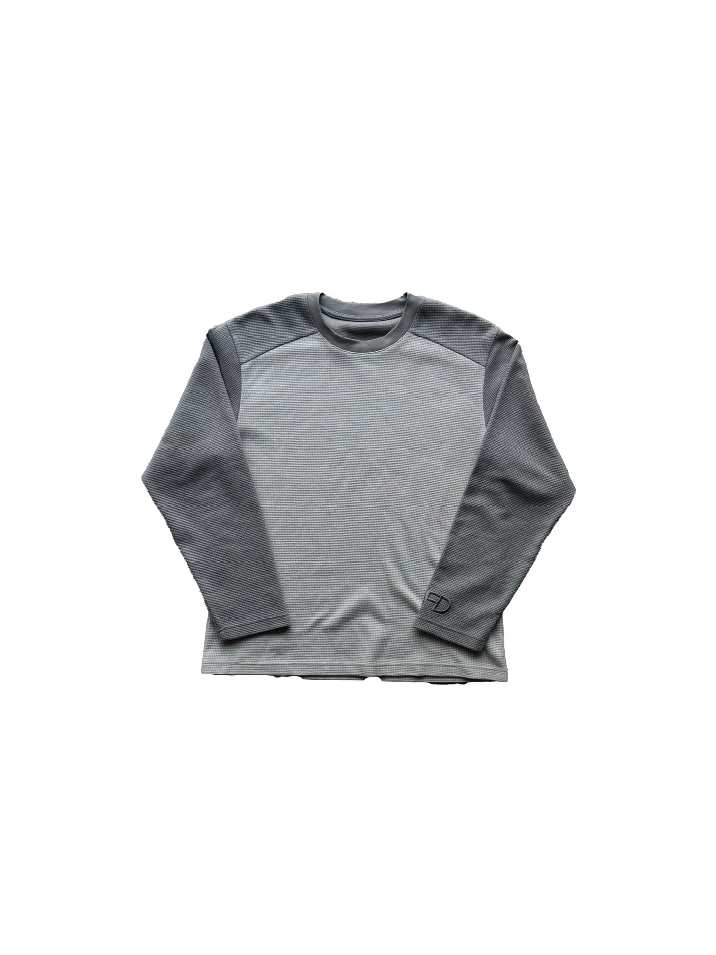 Light Grey + Cream Waffle